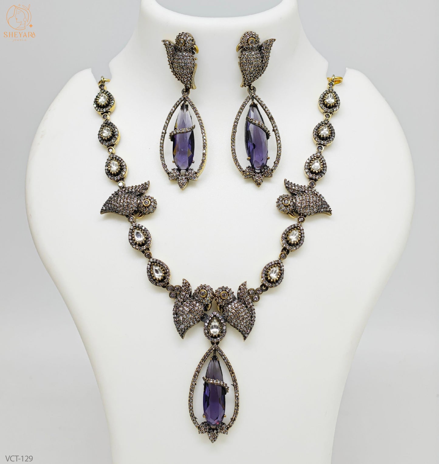 Peacock Design Neckset