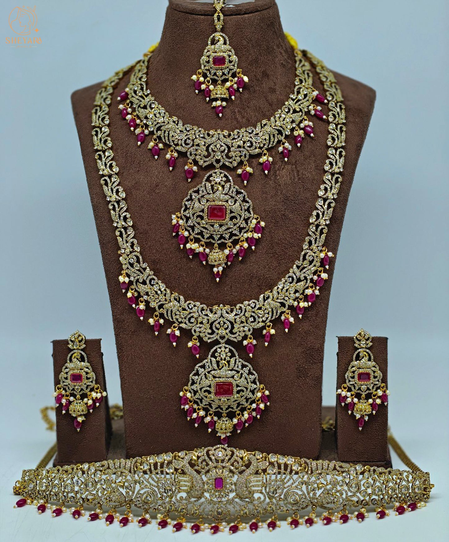 PEACOCK DESIGN BRIDAL SET
