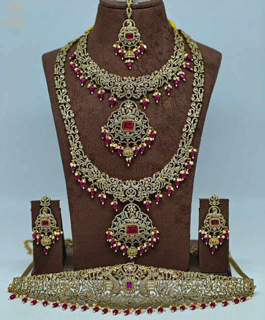 PEACOCK DESIGN BRIDAL SET