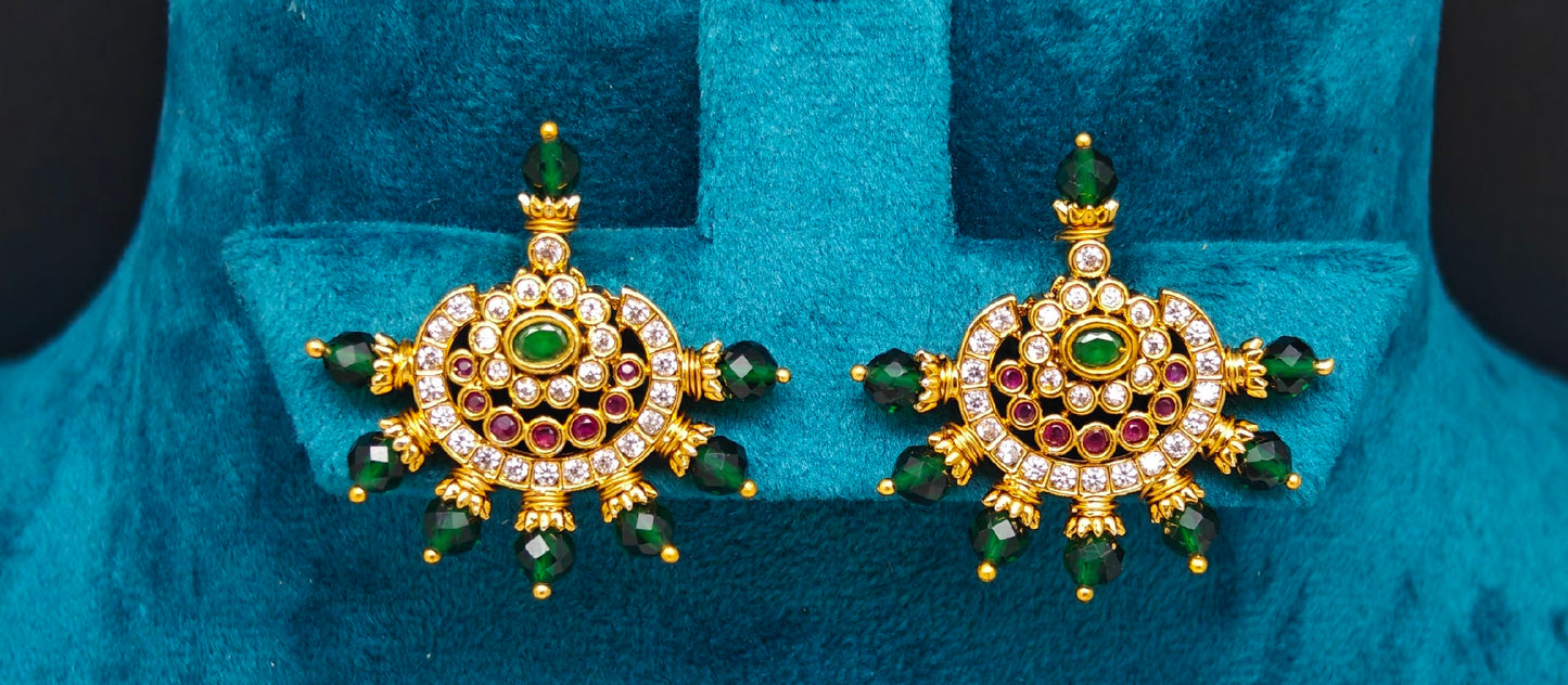 studded earrings