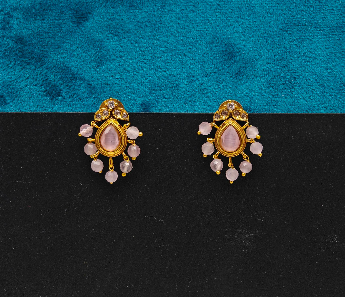 studded earrings