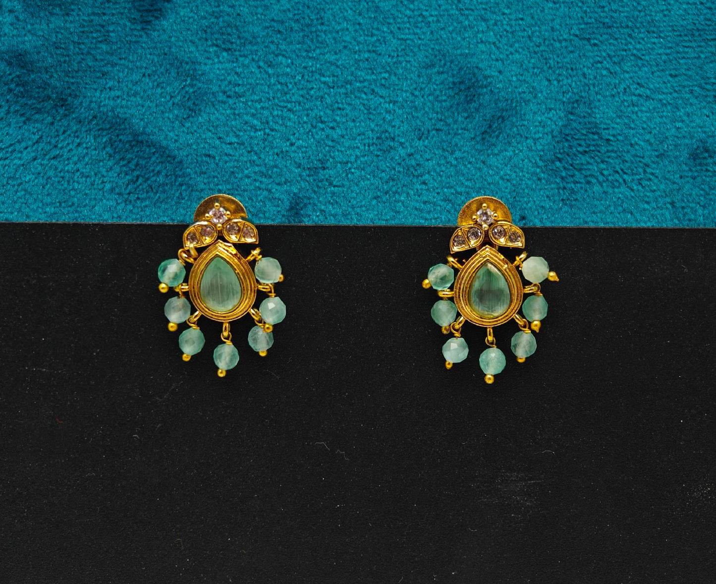 studded earrings