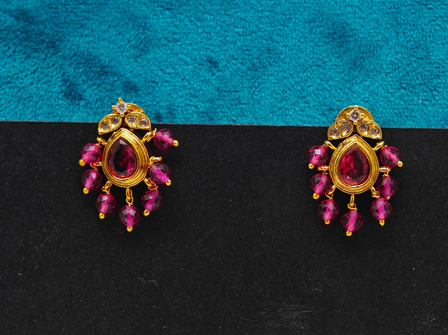 studded earrings