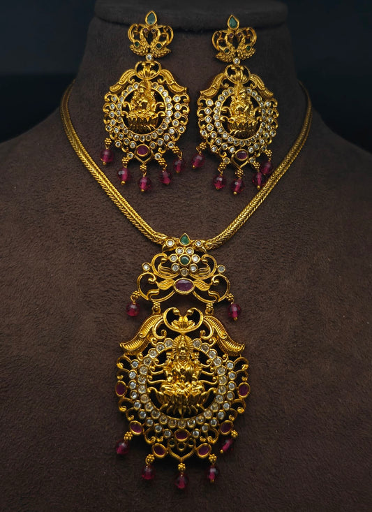 naan Necklace laxmi locket design