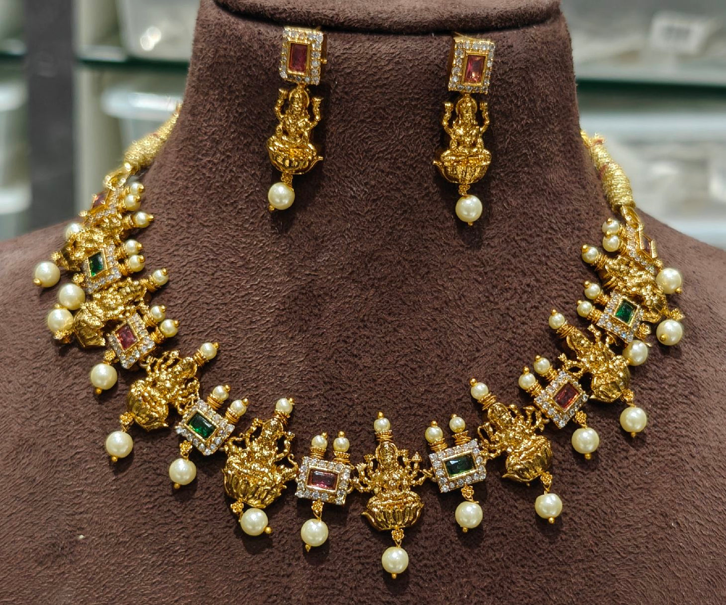 short Necklace laxmi design