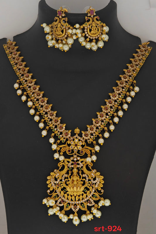 Lakshmi devi design premium quality moti's SKU : srt-924