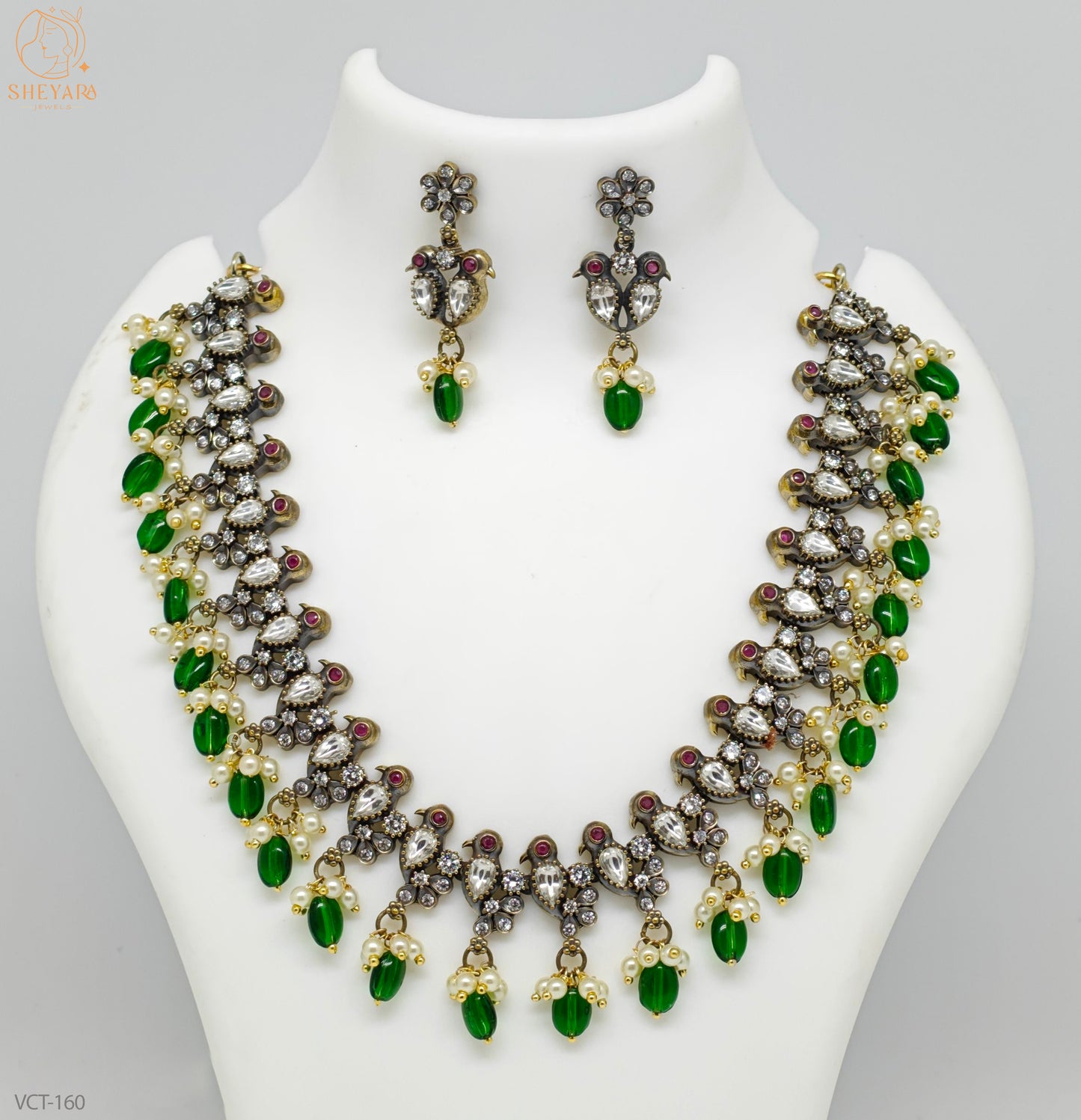 Peacock Design Neckset