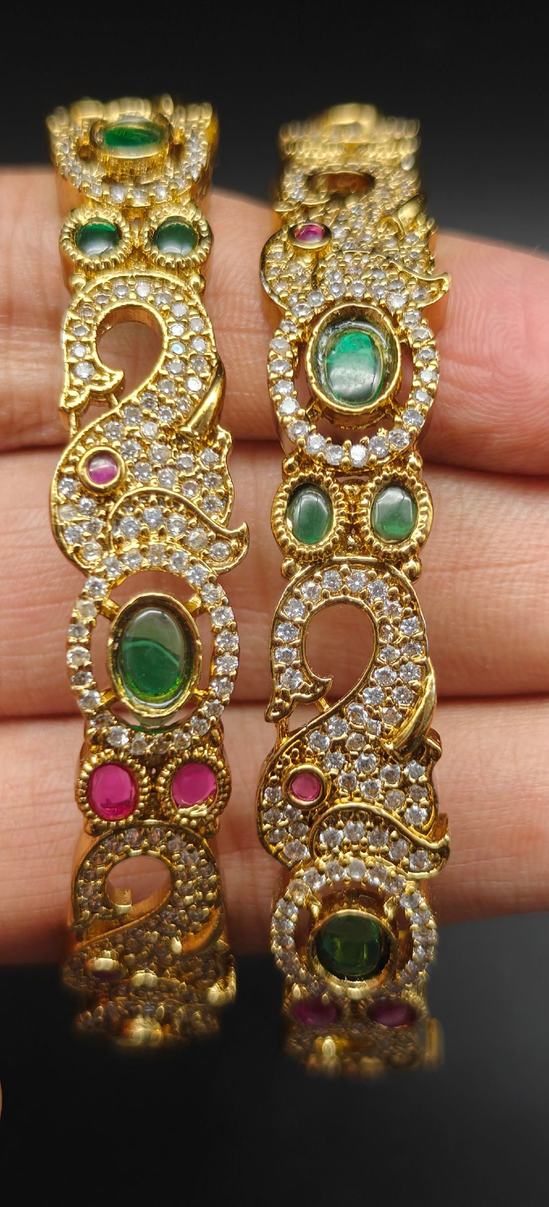 Mehandi Polish Bangles